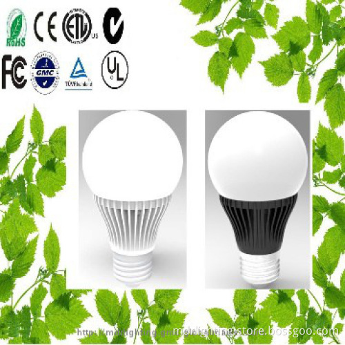 270° 7W LED bulb plastic +aluminum
